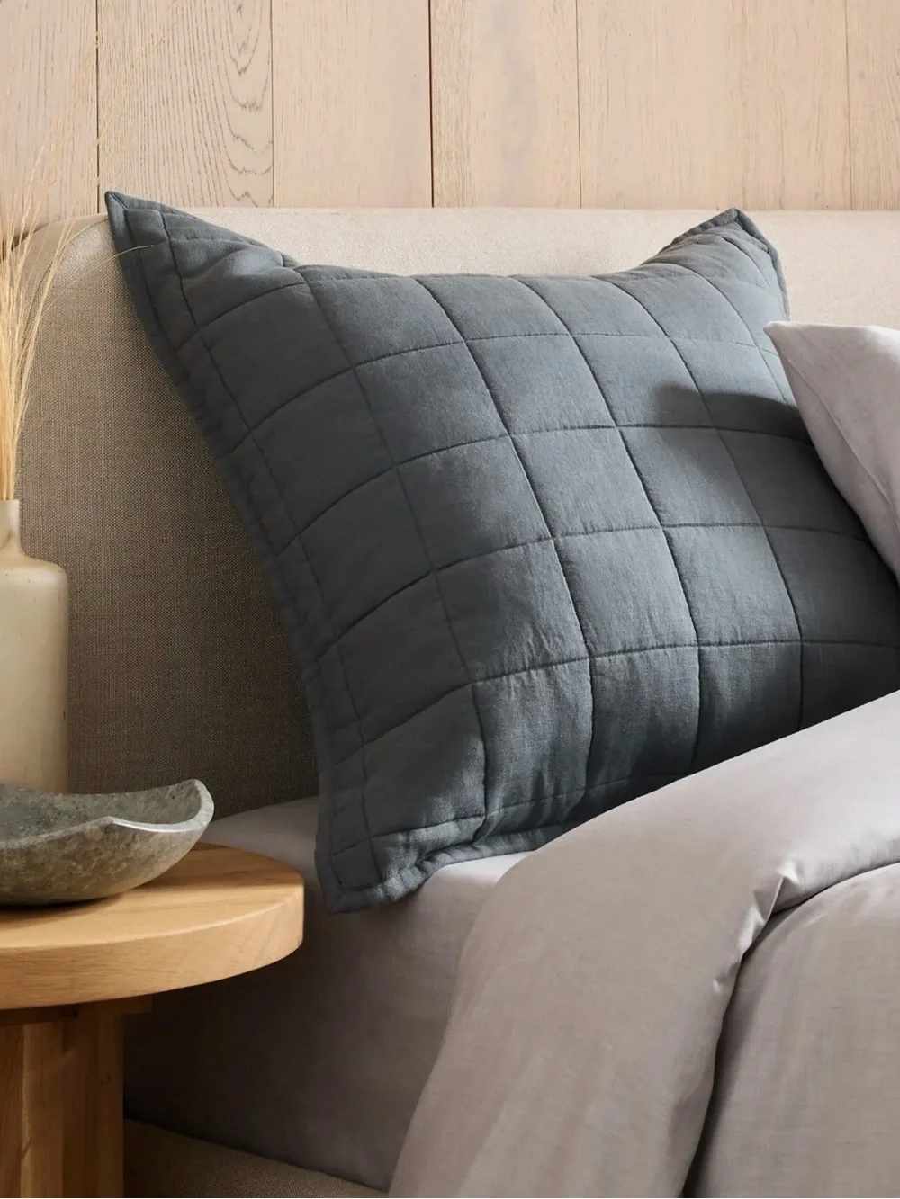 Nightfall European Linen Box Euro Sham Set - Retail $70